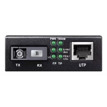 Võrgumeediumimuundur Cudy MC100GSB-40B — 1x RJ-45 Gigabit, 1x SC ühemoodikiud, 1000 Mbit/s, 40 km, must