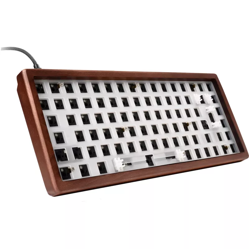 Sharkoon SKILLER SGK50 S3 Wood Barebone mängimisklaviatuur, RGB