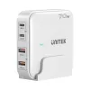 Laua-laadija Unitek P1228AWH01-EU 70W 2×USB-A 2×USB-C