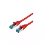 VALUE - patch-kaabel - RJ-45 (M) RJ-45 (M) - 1,5 m - SFTP, PiMF - CAT 6a - halogeenivaba, vormitud, tõmbetakistusega, keerutatud - punane (21.99.1991)