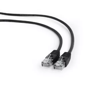Võrgukaabel Gembird Patch Cord Cat.5e RJ-45 10m Must