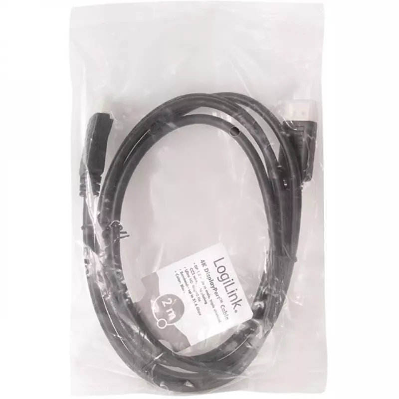 DisplayPorti kaabel LogiLink CD0101 2 m must