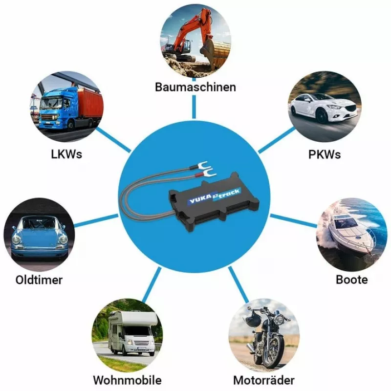 GPS tracker KSIX Yukatrack easyWire — universaalne GPS tracker, must, 63 g, 92,5×57,6 mm