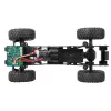 RC roomik Amewi Mini‑D90 4WD 1:16 RTR kaugjuhitav maastikusõiduk, 4‑rattavedu, mõõtkava 1:16