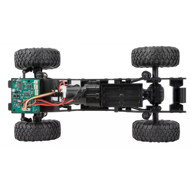 RC roomik Amewi Mini‑D90 4WD 1:16 RTR kaugjuhitav maastikusõiduk, 4‑rattavedu, mõõtkava 1:16