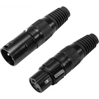 XLR 3-kontaktiline pistik Omnitronic 30200097 — isane/emane audiosignaali pistik