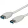 USB 3.0 kaabel VALUE A - A M/F 0,8 m