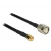 Koaksiaalkaabel DeLOCK 89498 TNC SMA CFD200 10 m must