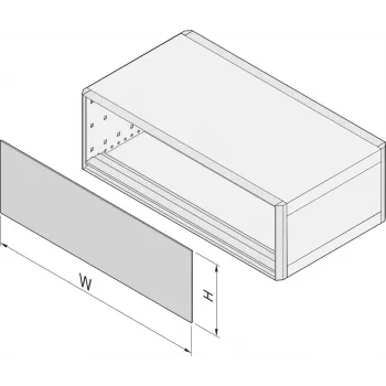 SCHROFF U-FRONTPL.EMC 3U 84HP - Rack-Accessory (24572606)