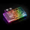 Vesiblokk BitsPower Classic VGA BP-VG3070FE — 125×171,4×28,4 mm, 3‑kontaktiline RGB, must/hõbedane/läbipaistev
