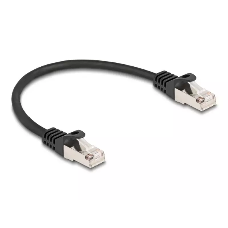 DeLOCK võrgukaabel RJ50 isane RJ50 isasele S/FTP 0,25 m Must