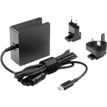 65 W USB-C vahelduvvooluadapter Lenovo FRU02DL124 toitekaabliga