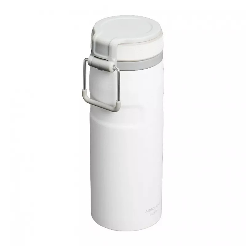 Termopudel STANLEY Iceflow Igapäevane kasutus 470 ml, roostevaba teras, flip-kaanega, valge