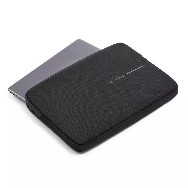 Kaitsva sülearvuti ümbris XDDESIGN P706.201 — 14-tolline (35,6 cm), must, tõmblukuga