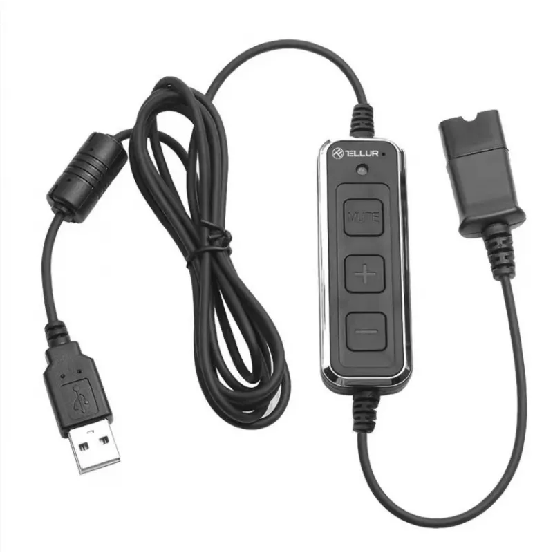 Kõrvaklapid Tellur Voice 510N monoaural USB must