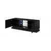 TV-kapp cama meble QIU 160 — MDF must läikiv, 1600×420×570 mm