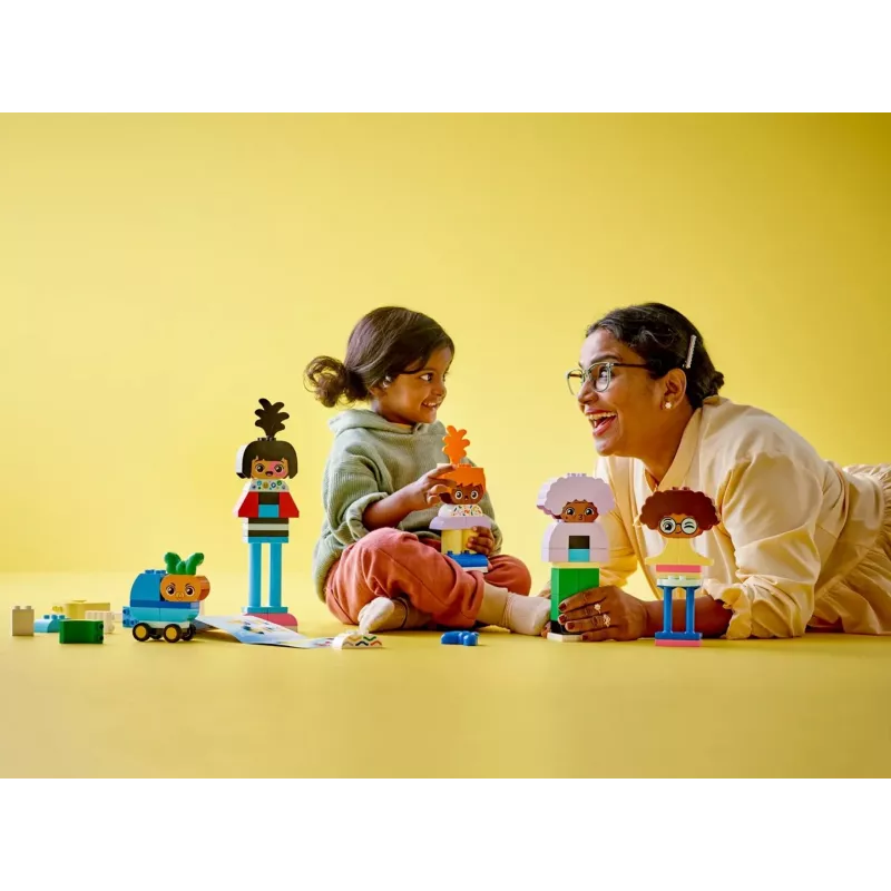 Ehitusmänguasi LEGO DUPLO 10423 ehitatavate inimeste komplekt, 71 tk, vanusele 3+, figuurid 260 mm kõrgusega