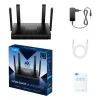 Cudy WR3000 juhtmevaba ruuter Gigabit Ethernet kaheriba (2,4 GHz / 5 GHz) Must