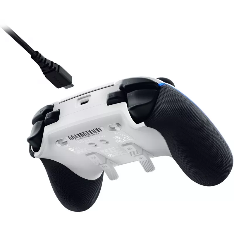Razer Wolverine V2 Pro - Mängupult - PC - PlayStation 5 - D-Pad - Menüünupp - Analoog/Digitaal - Juhtmega ja juhtmevaba - Valge
