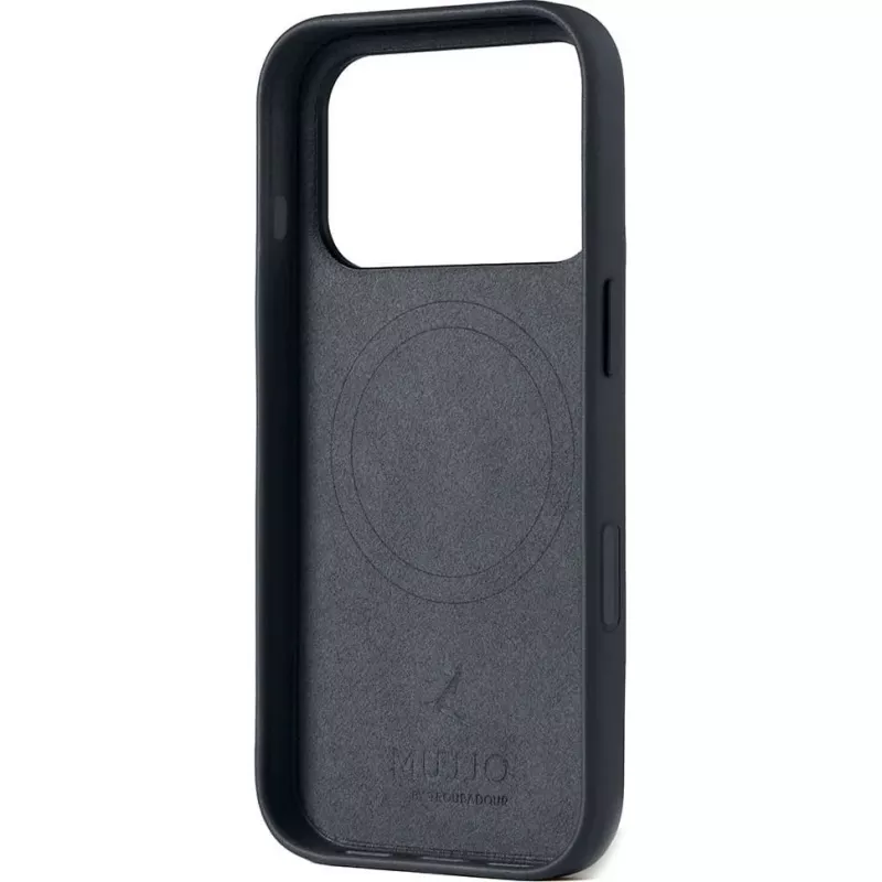 Mujjo Full Leather Case MagSafe ümbris mudelile iPhone 17 Pro hall
