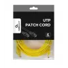 Võrgukaabel GEMBIRD PP6U-5M/Y — Cat6 U/UTP, RJ-45 kuni RJ-45, 5 m, kollane