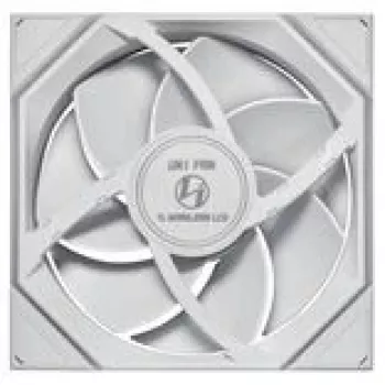 Case fan Lian Li UNI FAN TL LCD Wireless ARGB PWM 140mm Valge, model 14RTLLCD1W1W