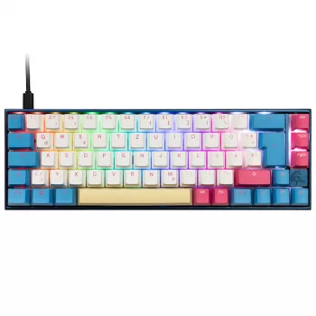 Mehaaniline klaviatuur Ducky Mecha SF Limited Dawn Edition RGB LED MX Brown — 65% kompaktne paigutus, vahetatav määramata