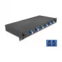 Kiudoptiline liitmikukarp DeLOCK 66997 Must Metall 482x220 mm