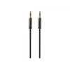 Gembird kaabel CCAP-444-0.75M (Mini Jack M - Mini Jack M, 0,75 m, must) helikaabel 3,5 mm must (CCAP-444-0.75M)