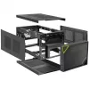PC-korpus Sharkoon SHARK ZONE C10 Mini-ITX Must, Kollane