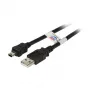 Efb K5251SW.1,8 USB-kaabel Must
