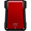ADATA EX500 HDD/SSD korpus Must, Punane 2,5 tolline