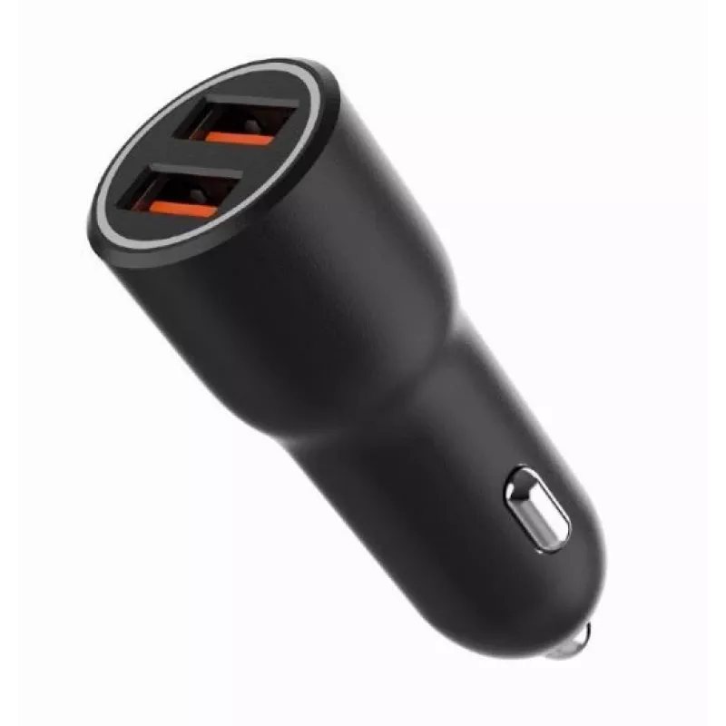 Autos mobiilseadme laadija Gembird TA-UC-A2QC36-CAR-01, 36 W, 12–24V, sigaretisüütaja pesa, must