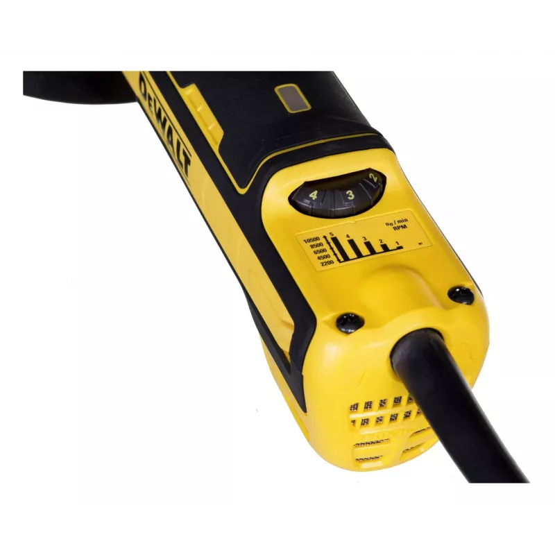 DeWALT DWE4357-QS kaasaskantav lihvija taldriklihvija Must,Kollane 10500 RPM 1700 W