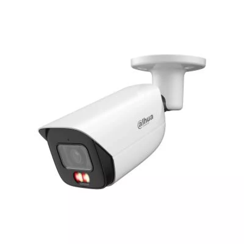 DAHUA IPC-HFW3649E-AS-IL kuul-tüüpi IP-kaamera — 6 MP CMOS, 3288×1850, PoE, alalisvool, lae/seina paigaldus, valge