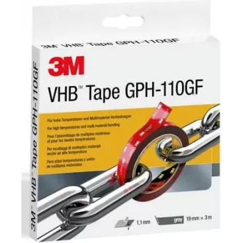 Kleebilint 3M GPH-110F19-3, hall, 3 m pikkus, 19 mm laius, 1 rull
