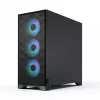 PC korpus Fractal Design Pop 2 Air Must TG RGB Midi Tower — ATX/Micro‑ATX/Mini‑ITX, 3x120mm ees, 1x120mm taga, 2.5 tolli+3.5 tolli pesad