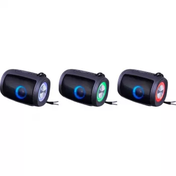 Kaasaskantav Bluetooth-kõlar DEFENDER Ejoy S200 TWS 2.0, 5W, Bluetooth 5.3, LED, 10 h aku, sisseehitatud mikrofon