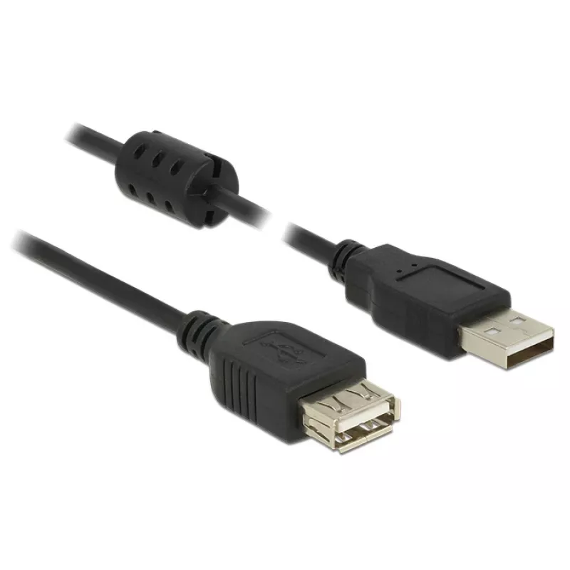 USB-kaabel DeLOCK 84884 USB 2.0 1,5 m must