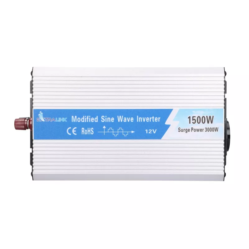 Extralink PINGEMUUNDUR 12V - 230V, 1500W, MODIFITSEERITUD SIINUSLAINE OPIM-1500W