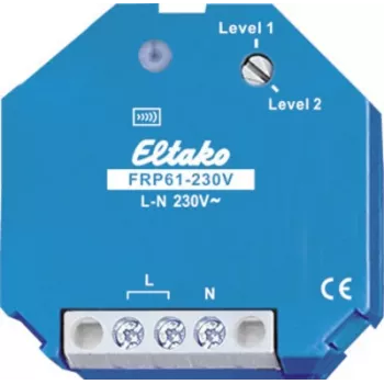 Seinale paigaldatav juhtmevaba lüliti Eltako FRP61-230V Blue 230 V, 45 mm