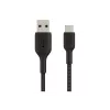 Punutud USB-C USB-A 3m Must