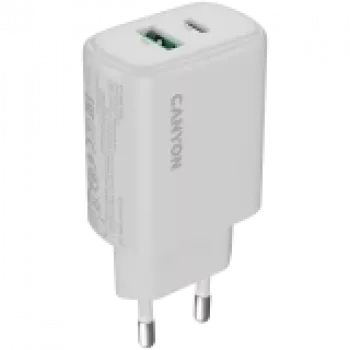 CANYON laadija OnCharge 250 25W 1xPD 1xQC EU Valge