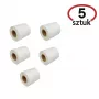 Termosildid BESTPAK 50 × 30 mm — otsetermo, HotMelt-liim, 5 × 1000 lehte (kokku 5000), valge