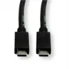 ROLINE USB3.2Gen2 kaabel PD 20V5A Type C-C ST/ST 0.5m - kaabel - digitaalne/andmed - 0,5 m (11.99.9057)