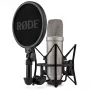 Stuudiokondensaator-mikrofon RØDE NT1‑A 5th Gen — kardioidne, XLR/USB, 24/32‑bitine, kuni 192 kHz, max SPL 142 dB, hõbedane
