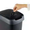 Prügikast Rotho Twist 50 L ristkülikukujuline polüpropüleenist, 50 L, 602×298×401 mm, must
