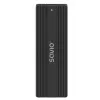 SSD-korpus SAVIO AK-84 must M.2-ketastele, USB 10 Gbit/s (tüüp-A / USB-C), alumiinium + ABS