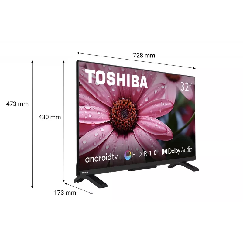 TV Toshiba 32WA2363DG 32-tolline HD DLED 1366 x 768