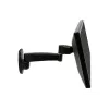 Ergotron 200 Series - Seinale kinnitatav komplekt (seinahoidik) - monitorile - 1 pikendus - teras - must - ekraani suurus: kuni 81,3 cm (kuni 32 tolli)